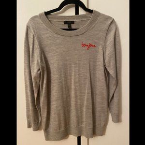 J. Crew Quarter Sleeve Knit Top